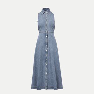 Veronica Beard Fuller Denim Midi Dress